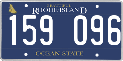 RI license plate 159096