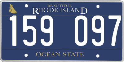 RI license plate 159097