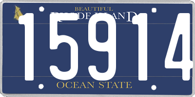 RI license plate 15914