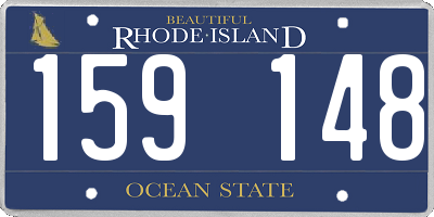 RI license plate 159148