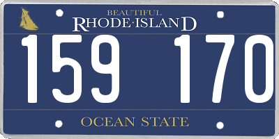 RI license plate 159170
