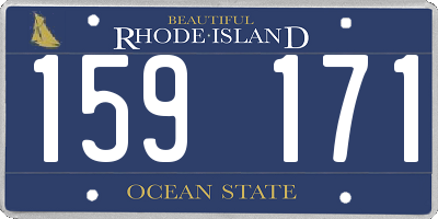 RI license plate 159171