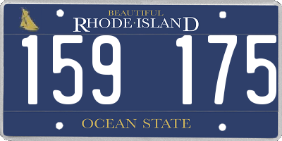 RI license plate 159175