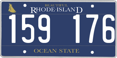 RI license plate 159176