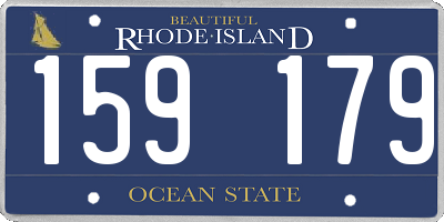 RI license plate 159179