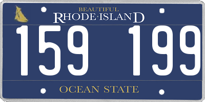 RI license plate 159199