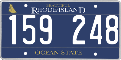RI license plate 159248