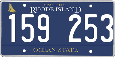 RI license plate 159253
