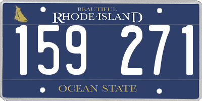 RI license plate 159271