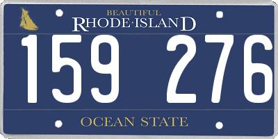 RI license plate 159276