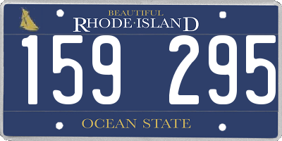 RI license plate 159295