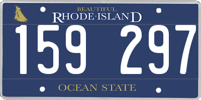 RI license plate 159297