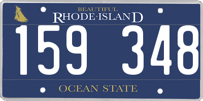 RI license plate 159348