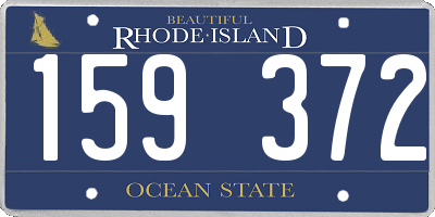RI license plate 159372