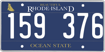RI license plate 159376