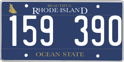 RI license plate 159390