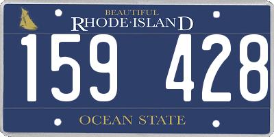 RI license plate 159428