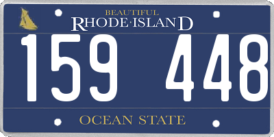 RI license plate 159448