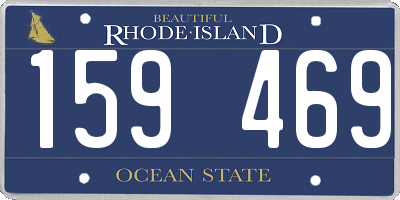 RI license plate 159469