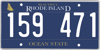 RI license plate 159471