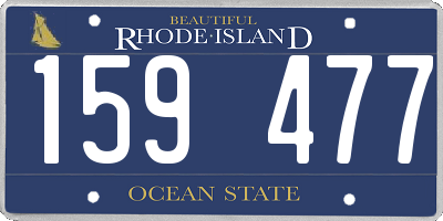 RI license plate 159477