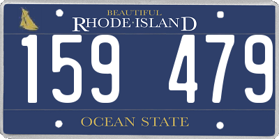 RI license plate 159479