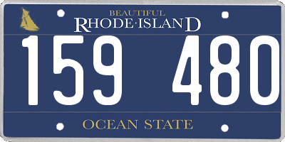 RI license plate 159480