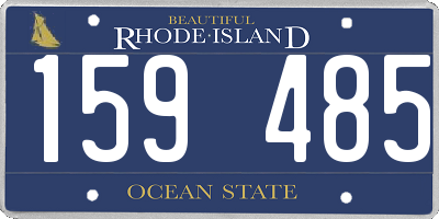 RI license plate 159485
