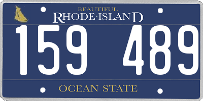 RI license plate 159489