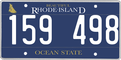 RI license plate 159498