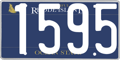 RI license plate 1595
