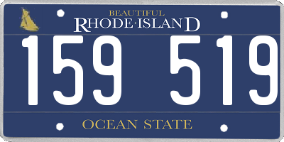 RI license plate 159519