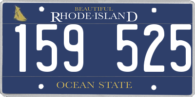 RI license plate 159525