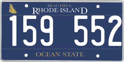 RI license plate 159552