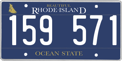 RI license plate 159571