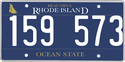 RI license plate 159573