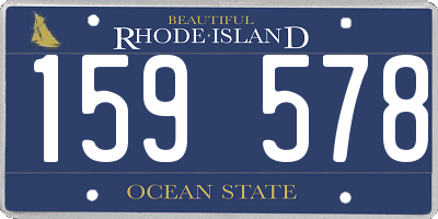 RI license plate 159578