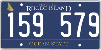 RI license plate 159579