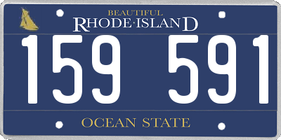 RI license plate 159591