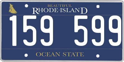 RI license plate 159599