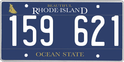 RI license plate 159621