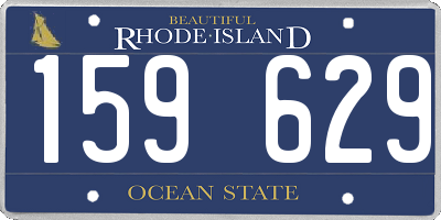RI license plate 159629