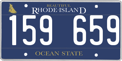 RI license plate 159659
