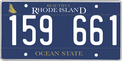 RI license plate 159661