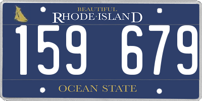 RI license plate 159679