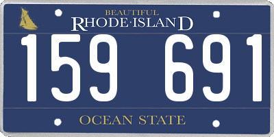 RI license plate 159691