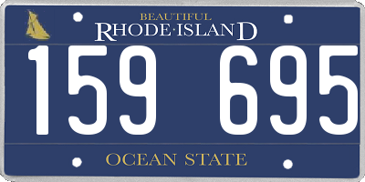 RI license plate 159695