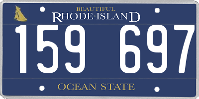 RI license plate 159697