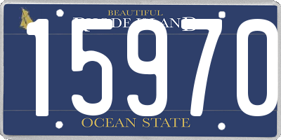 RI license plate 15970