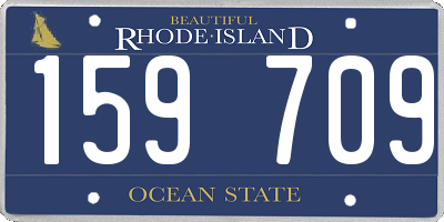RI license plate 159709